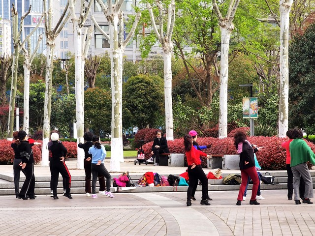 中老年人广场舞社交健身平台_中老年广场舞衣服_退休生活社交活动选择