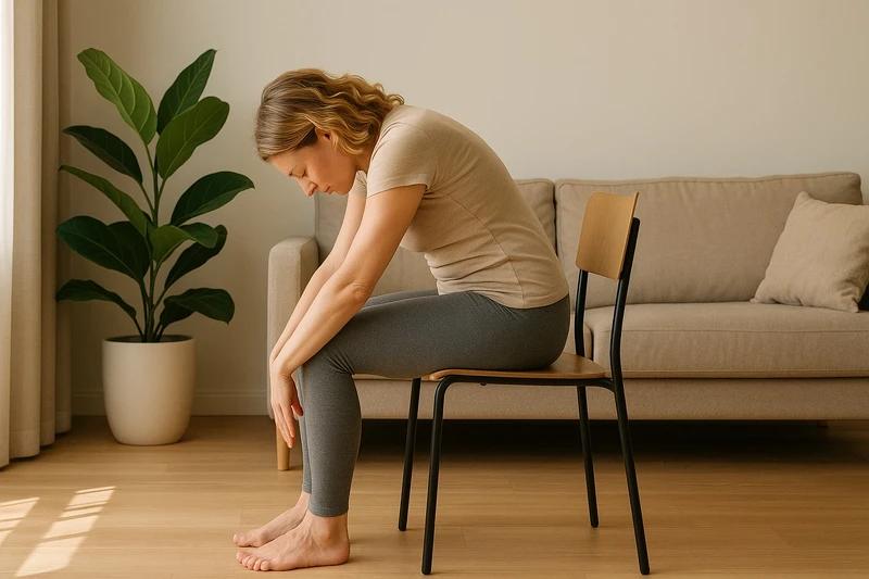 居家椅子瑜伽教程_髋关节训练椅_椅子瑜伽动作